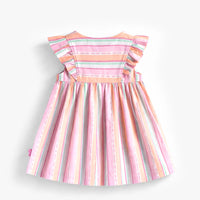 Colorful striped dress, baby