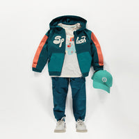 TURQUOISE JOGGER PANTS, CHILD