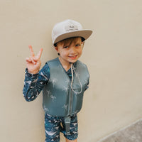 Made for "Shae'd" Waterproof Snapback Hats (Beige)