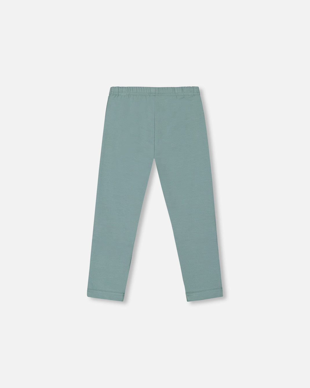 Organic Cotton Sage Green Leggings With Cat Ears Applique