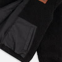 Transition Reversible Sherpa And Nylon Jacket Black