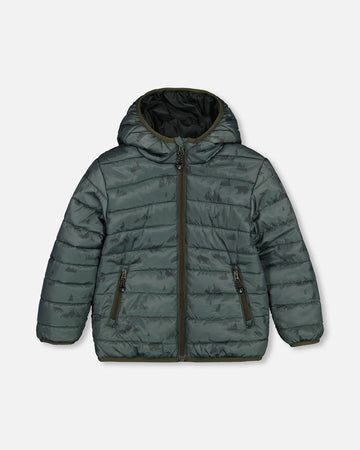 Quilted Transition Jacket Green