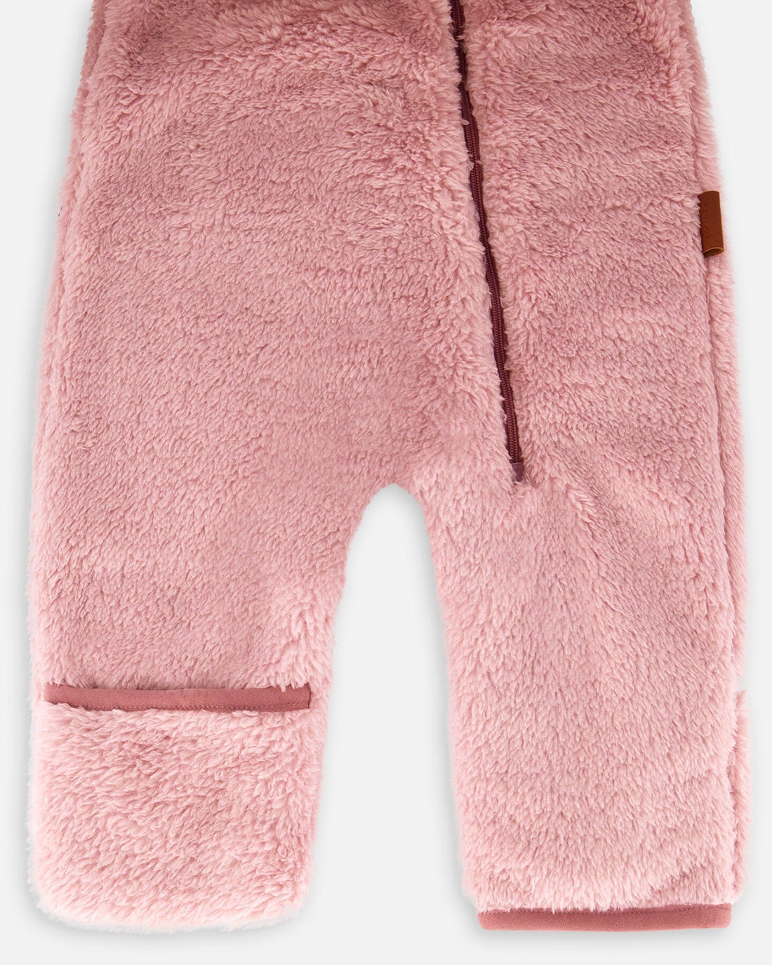 Baby Mid-Season Sherpa One Piece Old Pink