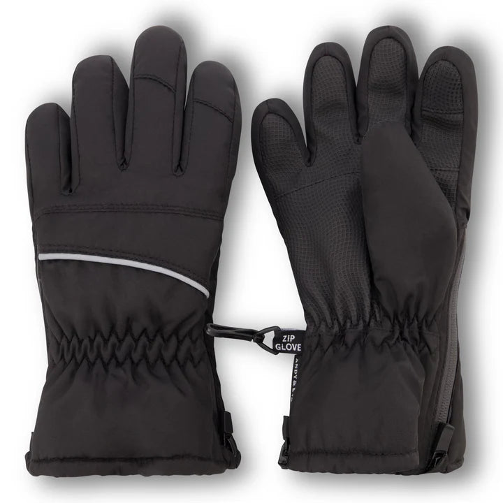 Winter & Ski Glove powered by ZIPGLOVE™TECHNOLOGY |Black