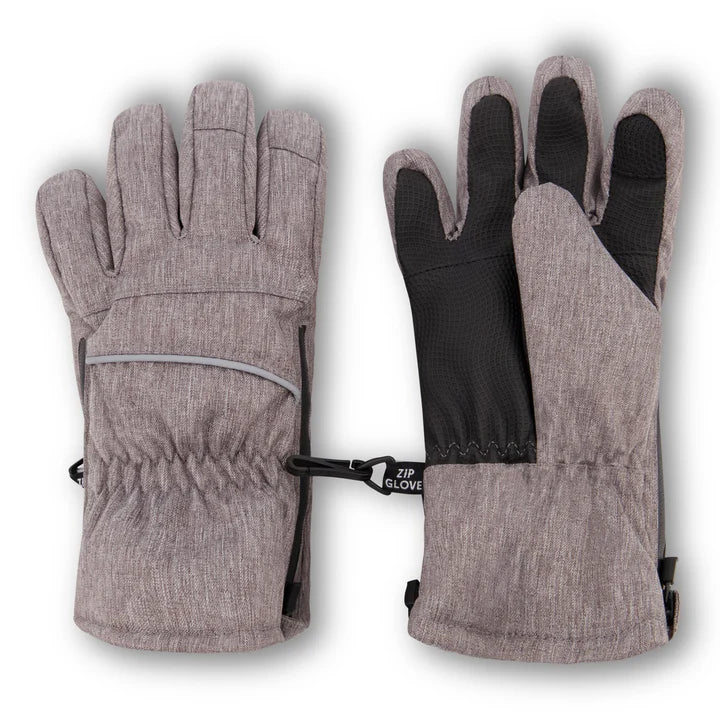 Winter & Ski Glove powered by ZIPGLOVE™TECHNOLOGY | Grey