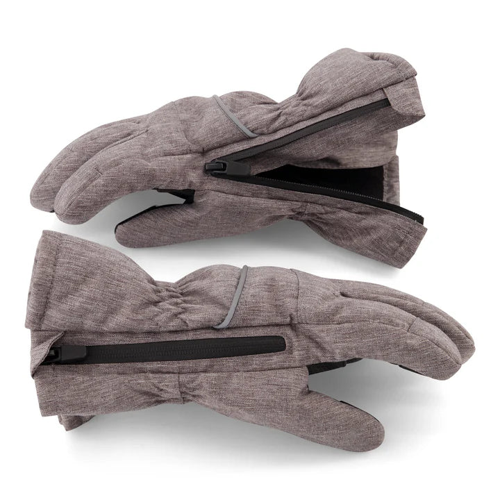Winter & Ski Glove powered by ZIPGLOVE™TECHNOLOGY | Grey