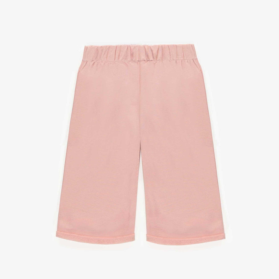 WIDE FIT PINK PANTS IN FRENCH TERRY, BABY