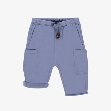 BLUE PANTS RELAXED FIT IN FRENCH TERRY, BABY