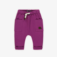 PURPLE PANTS CASUAL FIT IN FLEECE, BABY