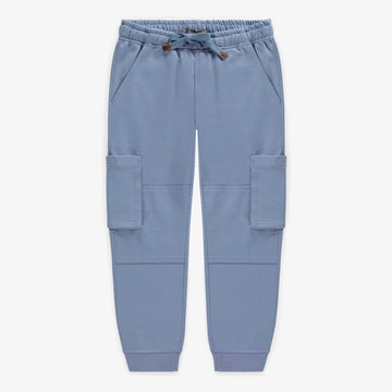 BLUE PANTS RELAXED FIT IN FRENCH TERRY, CHILD