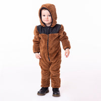 Hooded Suit Baby Taupe