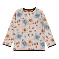 Boys long-sleeved t-shirt Heather beige