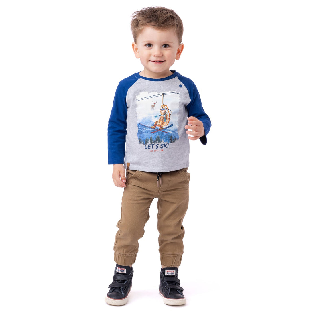 Baby Boys' long-sleeved t-shirt Heather gray