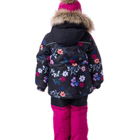 Charlotte Girls' Snowsuit Black