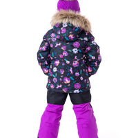 Justine Girls Snowsuit Black