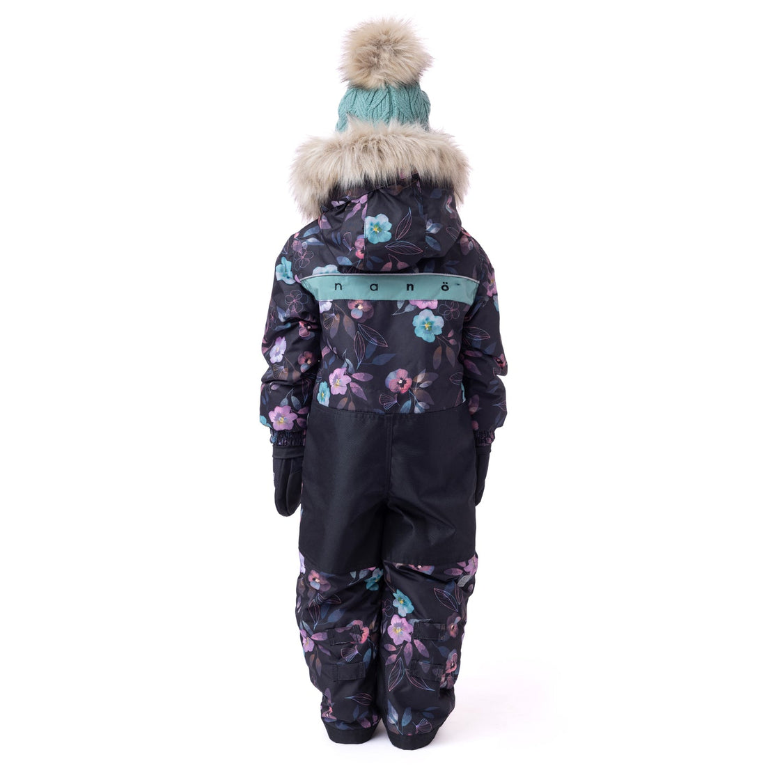 Lea-Maude Girls One-Piece Snowsuit Black