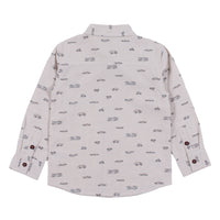 Beige Chambray Shirt