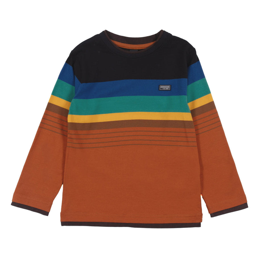 Black Striped Long Sleeve T-Shirt