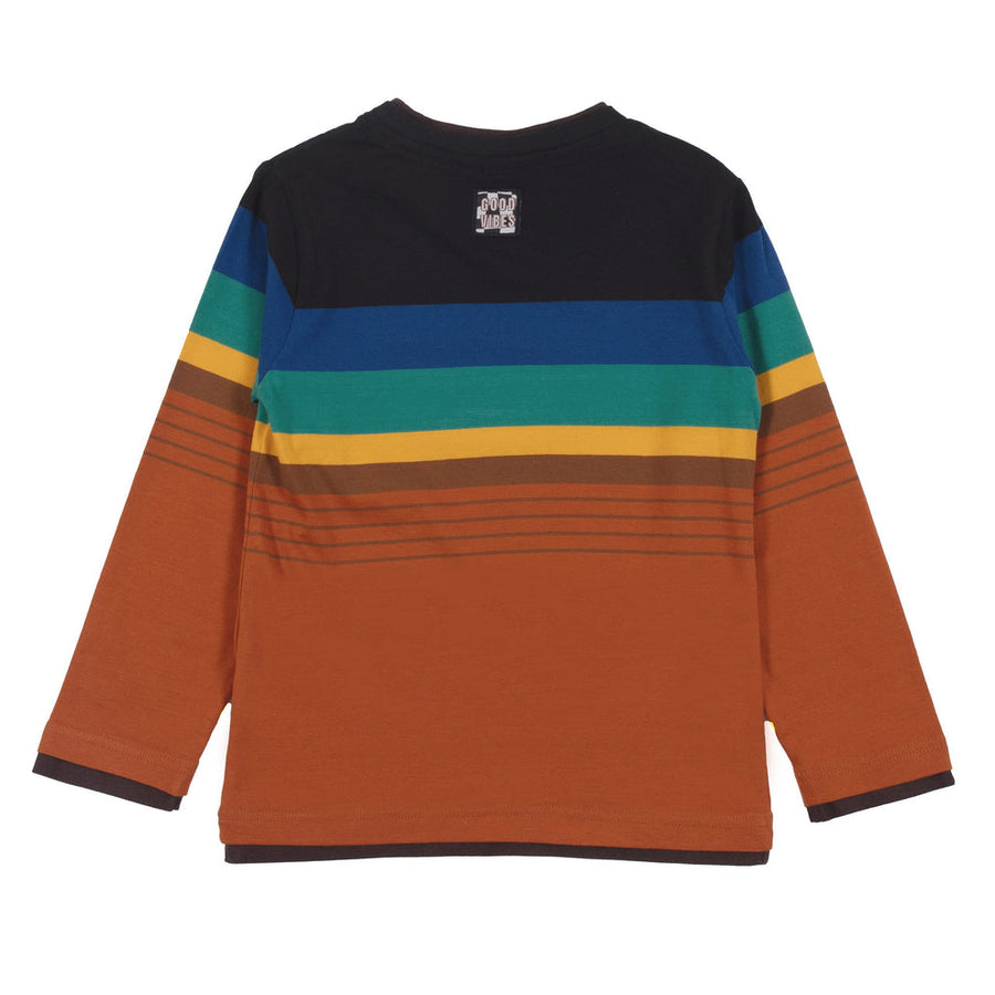 Black Striped Long Sleeve T-Shirt