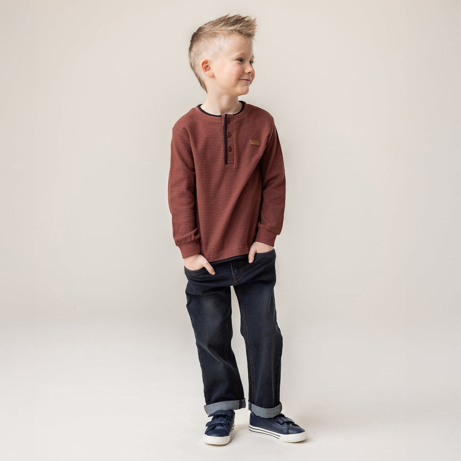 Brown Long Sleeve T-Shirt