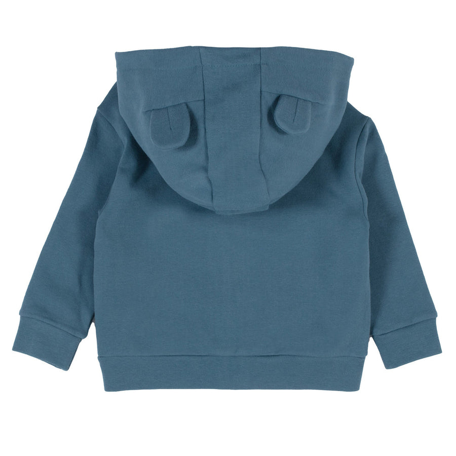 Baby Boy Teal Two-Piece Hooded Jacket Set