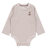 Ivory Baby Boy Two-Piece Bodysuit Set