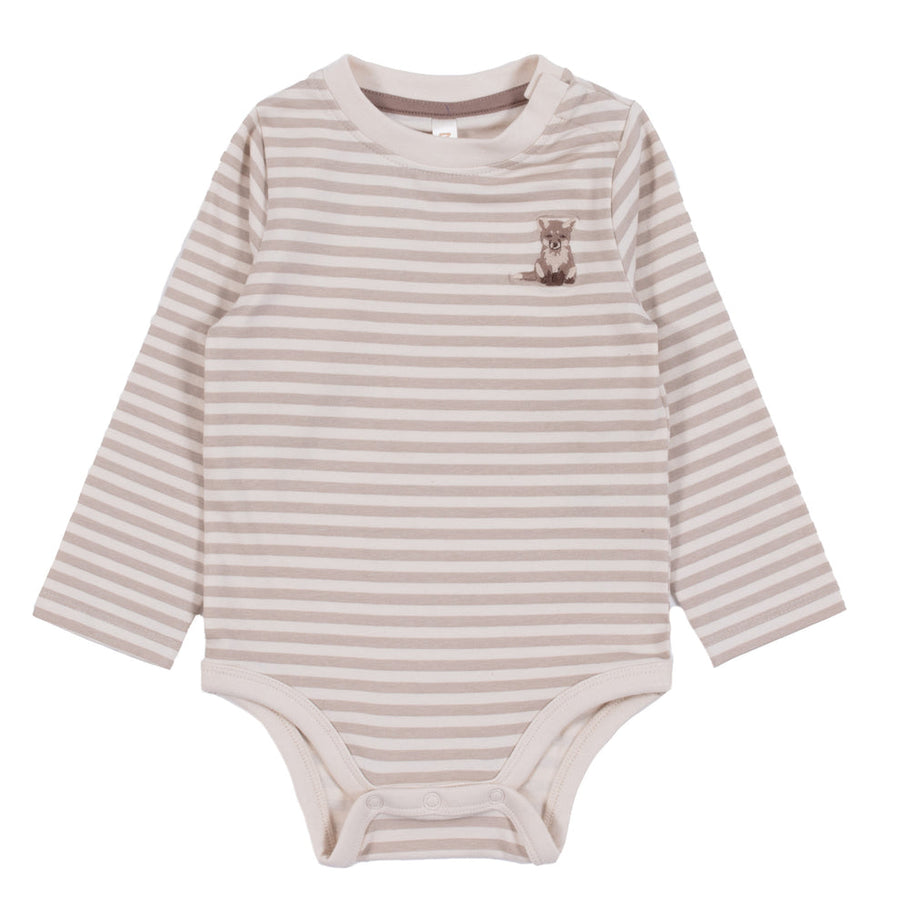 Ivory Baby Boy Two-Piece Bodysuit Set