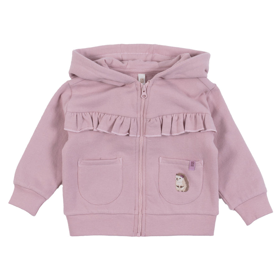 Baby Girl Lilac Two-Piece Hooded Jacket Set