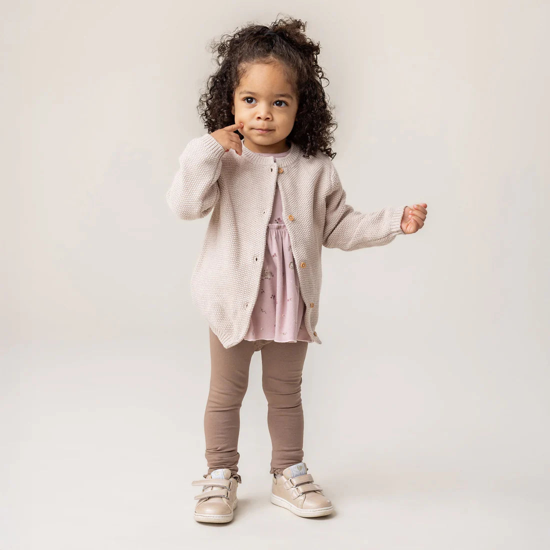 Baby Girl Cardigan -  Beige
