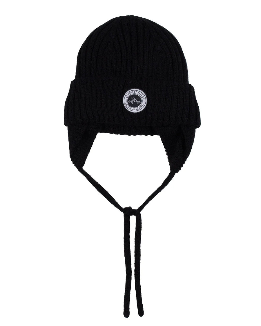 Leon Boys Black Knit Hat