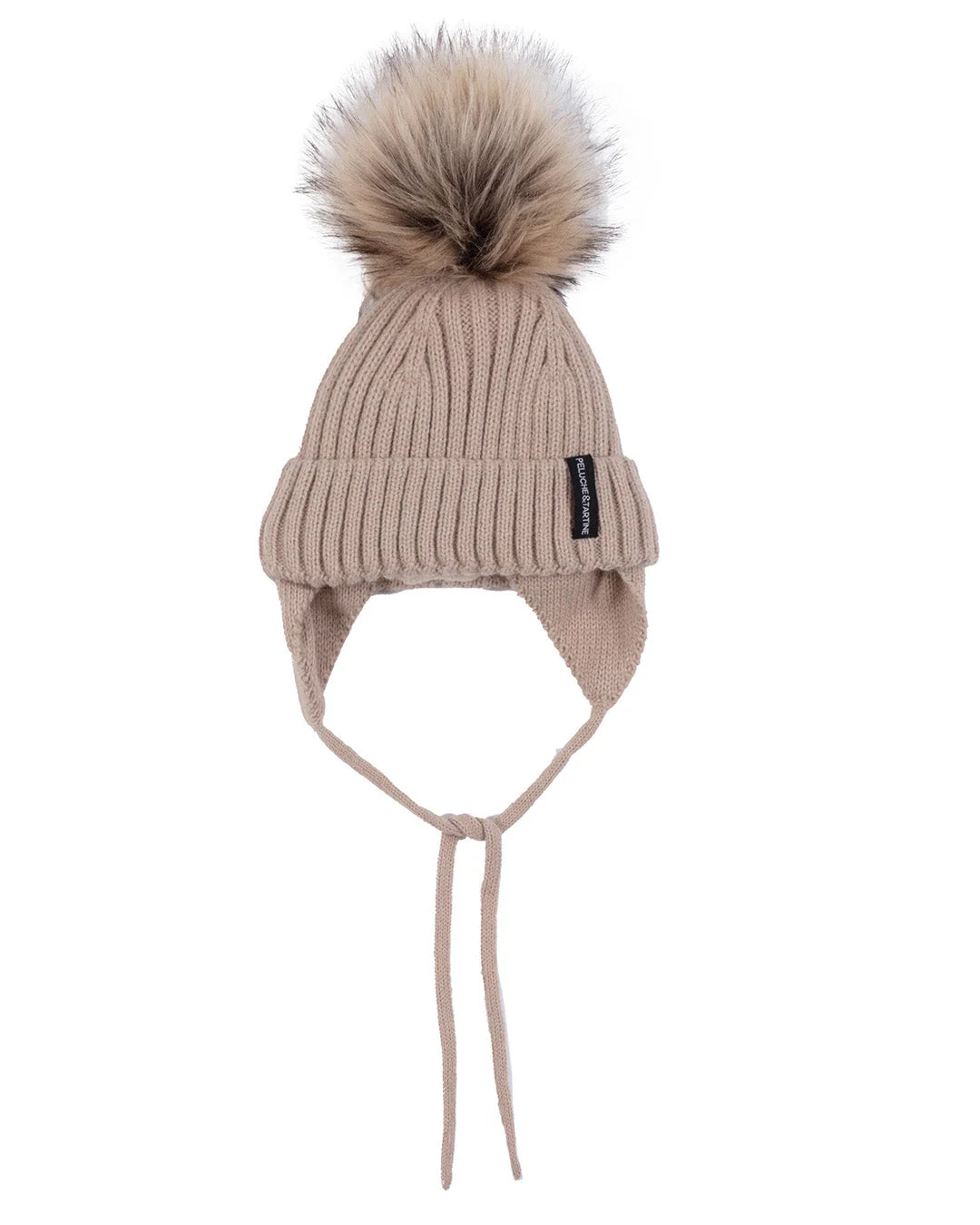 Maxence Baby Boy Beige Knit Hat