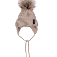 Maxence Baby Boy Beige Knit Hat