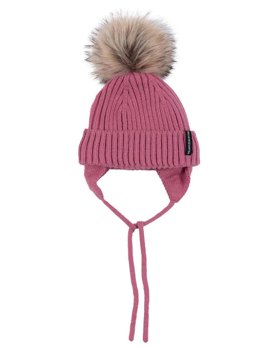 Rosalie Baby Girl Pink Knit Hat