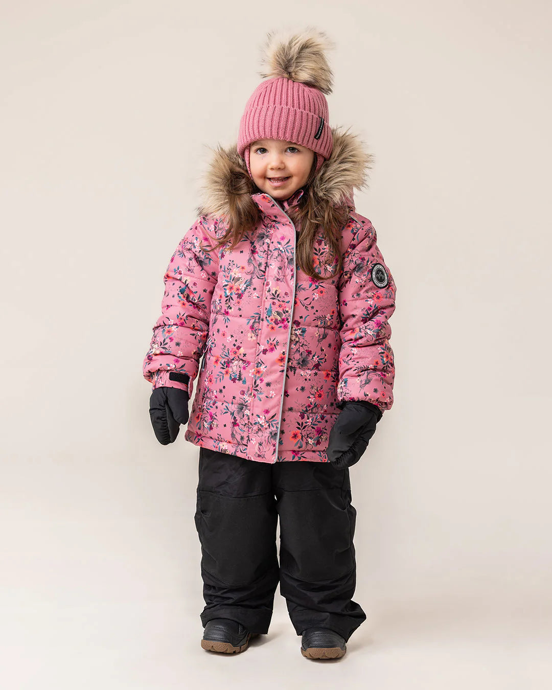 Rosalie Baby Girl Pink Knit Hat