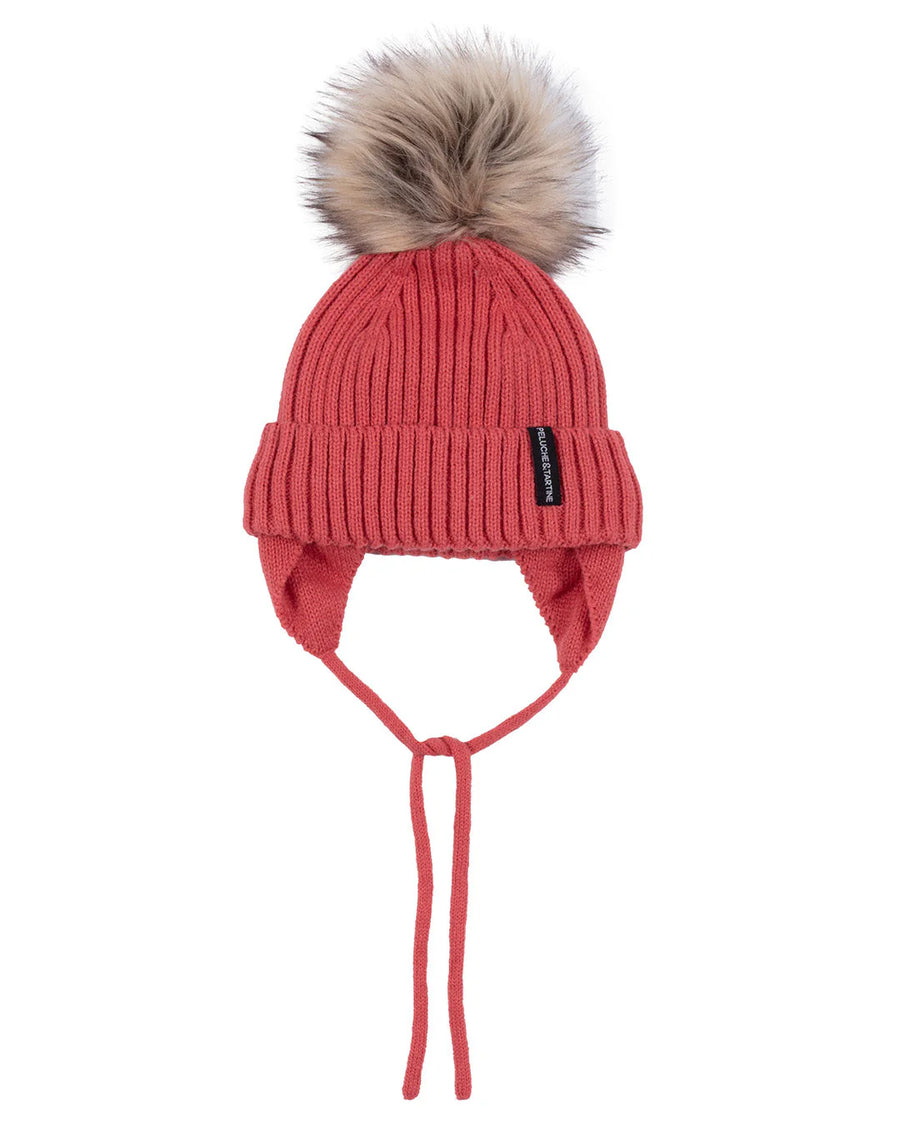 Jasmine Girls Coral Knit Hat