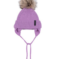 Cora-Lee Girls Lilac Knit Hat
