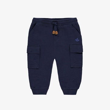 Navy blue jogger pants, baby
