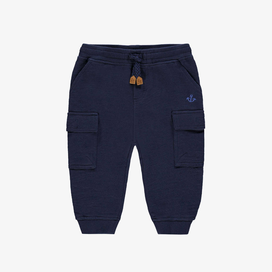 Navy blue jogger pants, baby