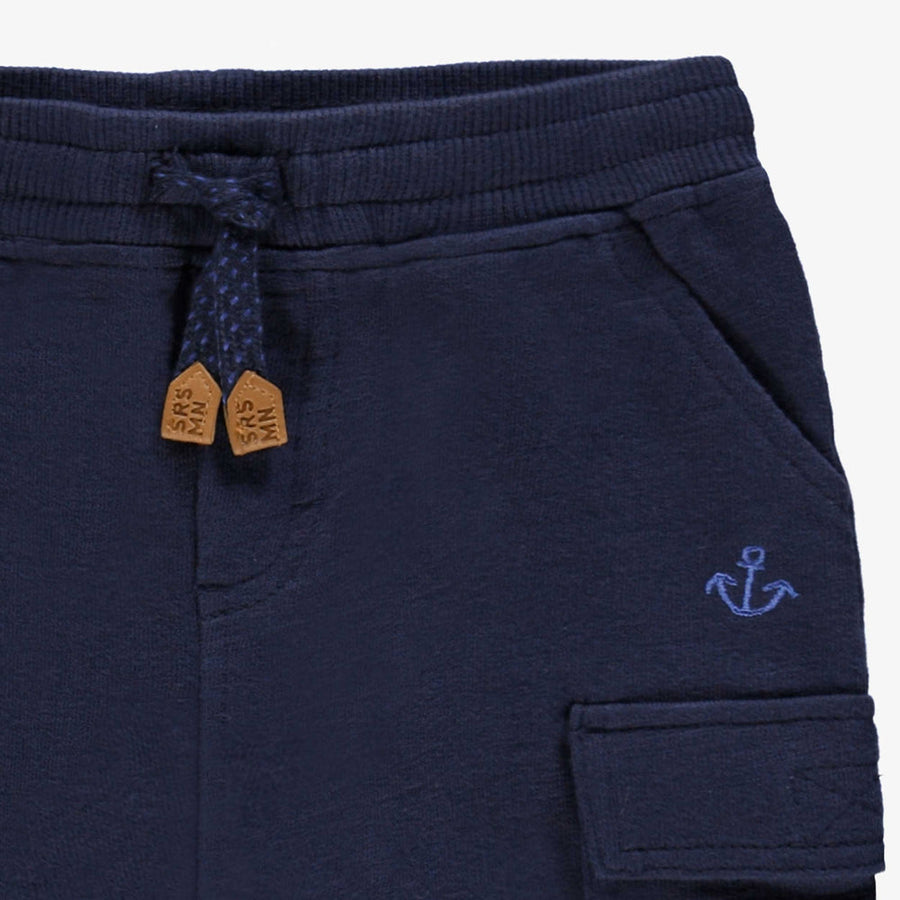 Navy blue jogger pants, baby
