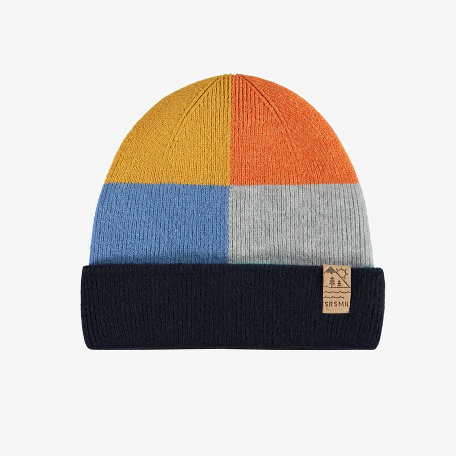 Multicolored knit beanie, child