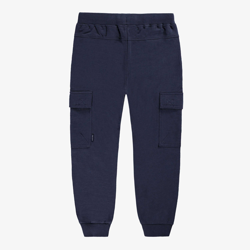 Navy blue jogger pants, child