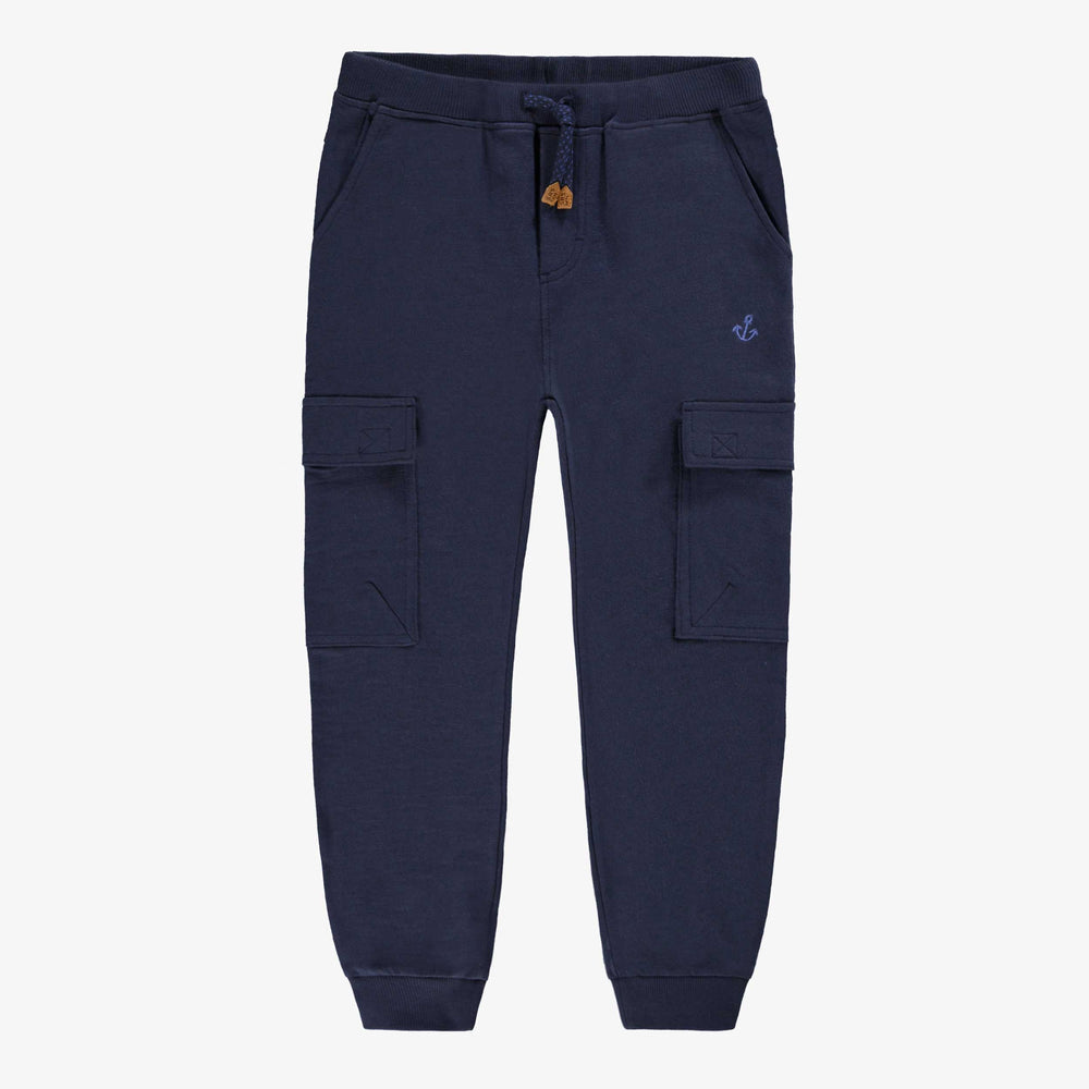 Navy blue jogger pants, child