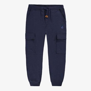 Navy blue jogger pants, child