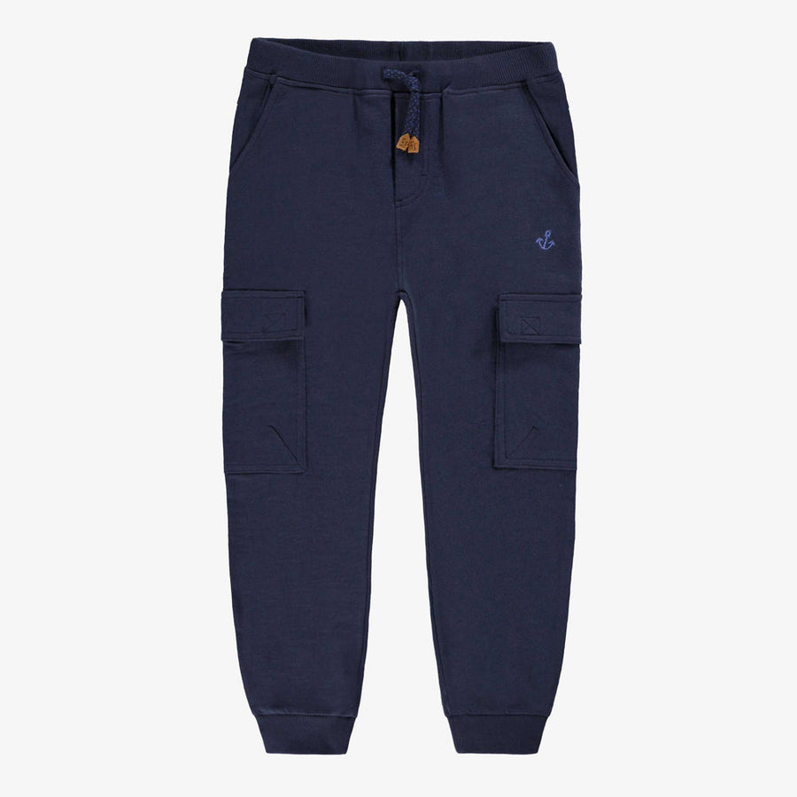 Navy blue jogger pants, child