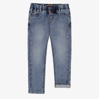Regular fit blue jeans, child