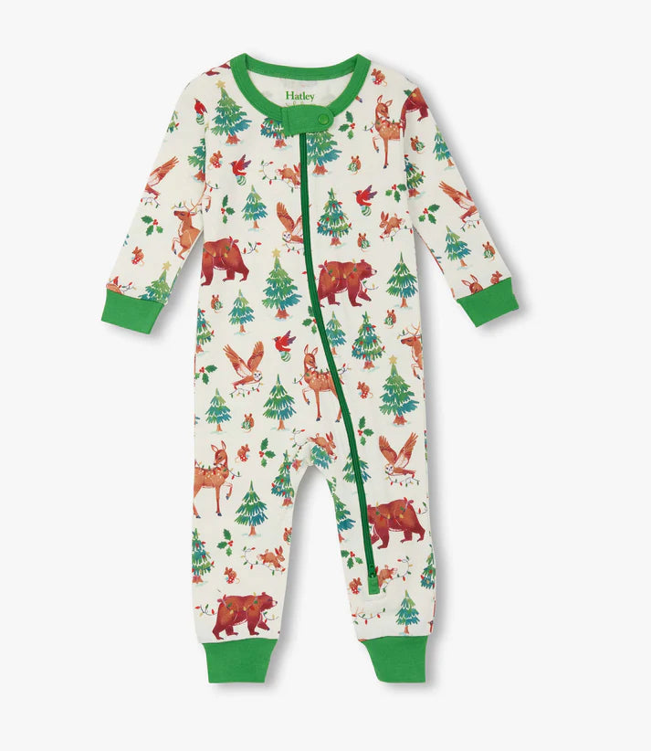 Baby Holiday Animals Cotton Sleeper