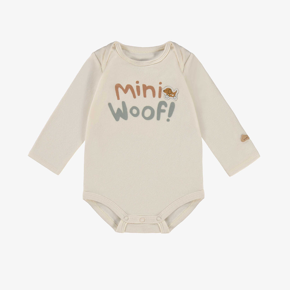 Cream bodysuit, newborn