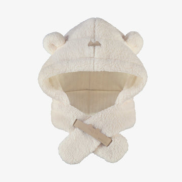 Cream sherpa hat, newborn
