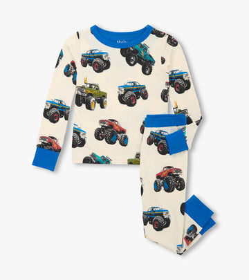 Mega Monster Trucks Bamboo Pajama Set