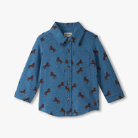 Baby & Toddler Ranch Horses Button Down Shirt